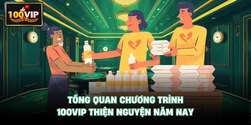 Tổng quan chương trình 100Vip Thiện Nguyện năm nay Tổng quan chương trình 100Vip Thiện Nguyện năm nay